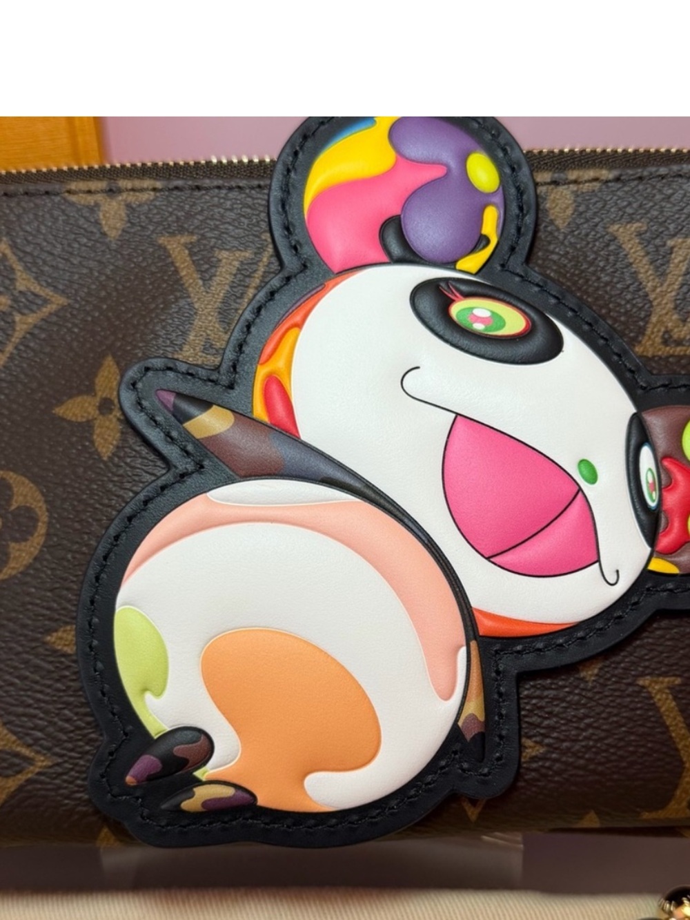 Louis Vuitton 2025 Takashi Murakami Panda Pochette Bag-  NO ball chain included - Picture 5 of 6